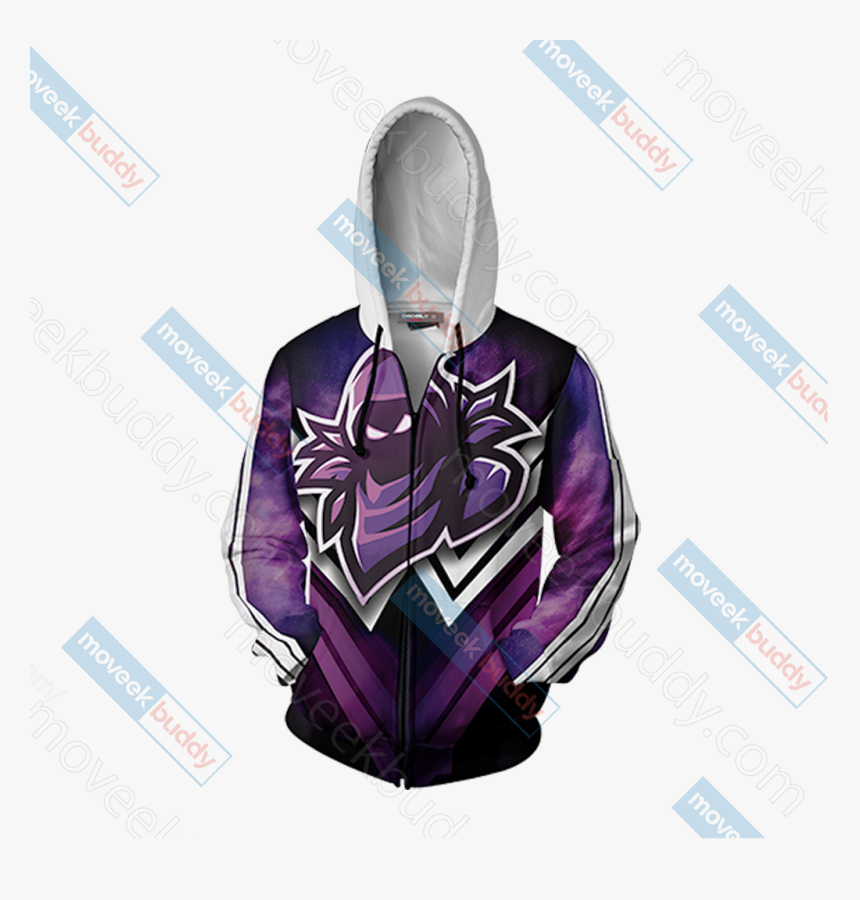 Raven Mascot Unisex Zip Up Hoodie Jacket - Hoodie, HD Png Download, Free Download