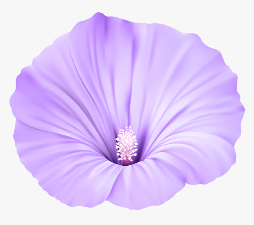 Transparent Purple Flowers Png - Purple Flower On Transparent, Png Download, Free Download