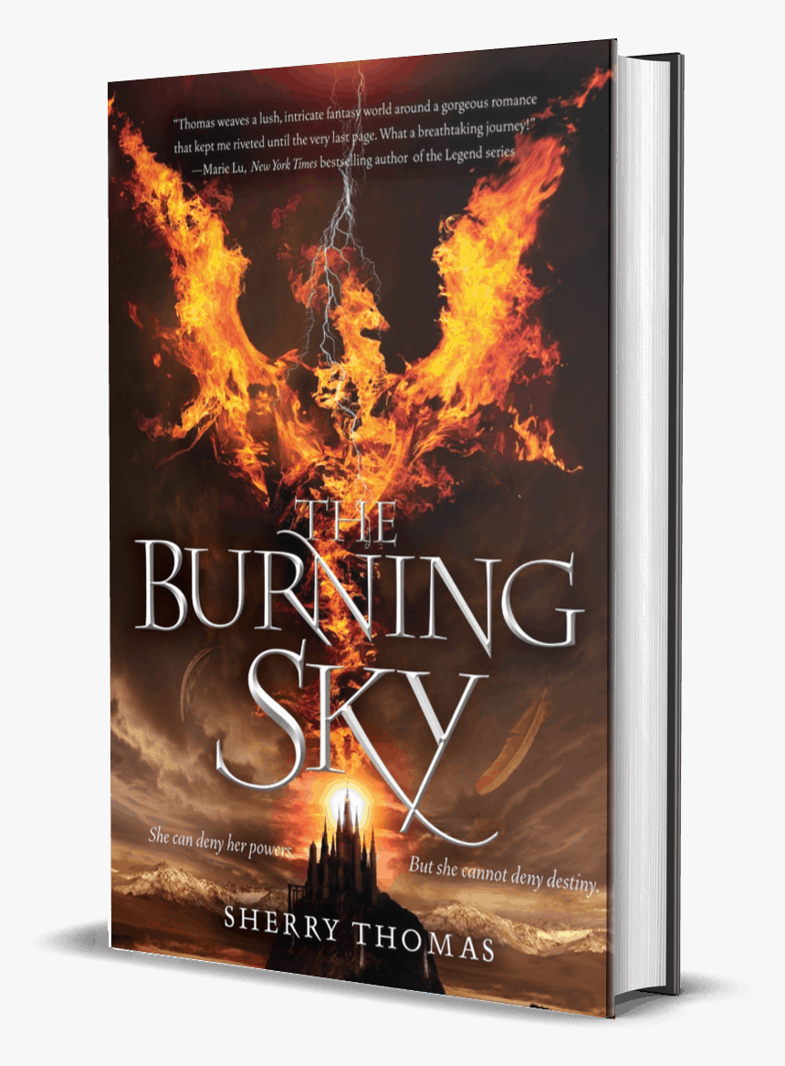 Books Cover Of The Burning Sky By Sherry Thomas - The Burning Sky, HD Png Download, Free Download