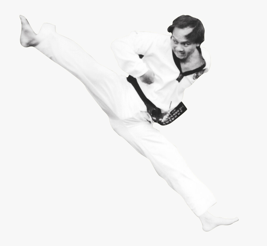 Gmloh Bw Kick Figure - Kung Fu, HD Png Download, Free Download