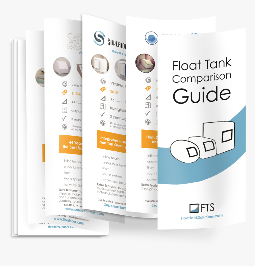 Float Tank Comparison Guide - Flyer, HD Png Download, Free Download