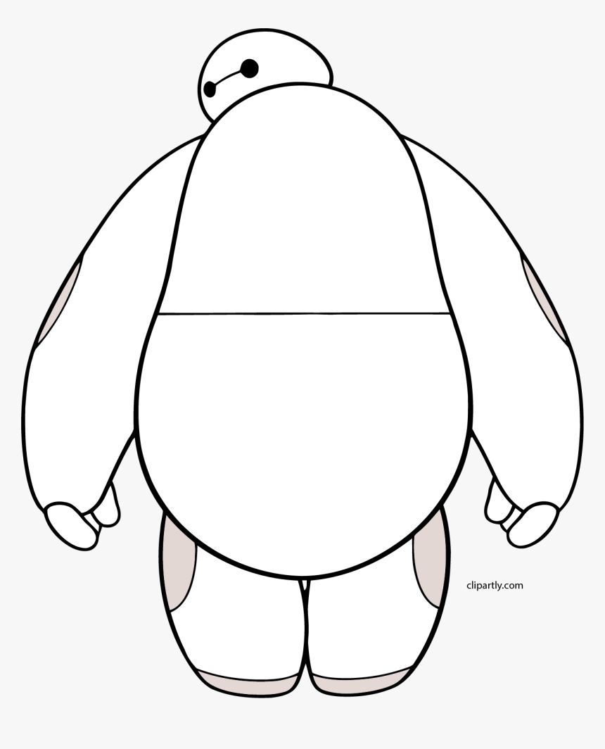 Baymax Back Png Clipart - Cartoon, Transparent Png, Free Download