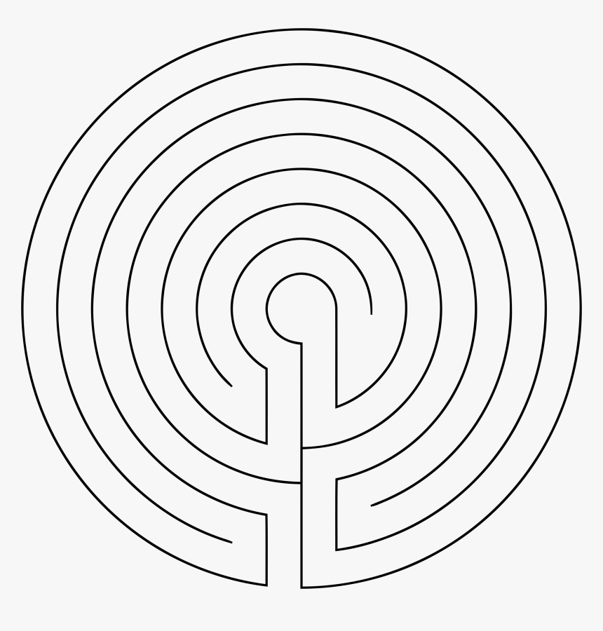 This Free Icons Png Design Of Classic Labyrinth , Png - Circle, Transparent Png, Free Download