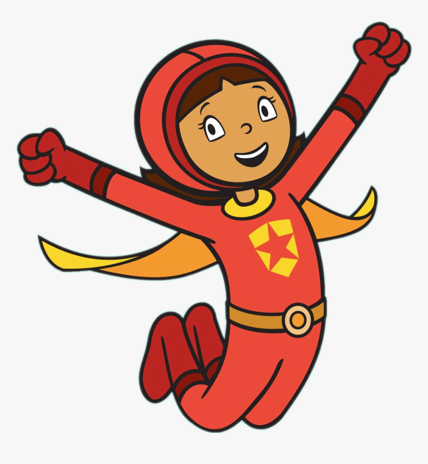 Wordgirl Jumping Up - Word Girl Clipart, HD Png Download, Free Download