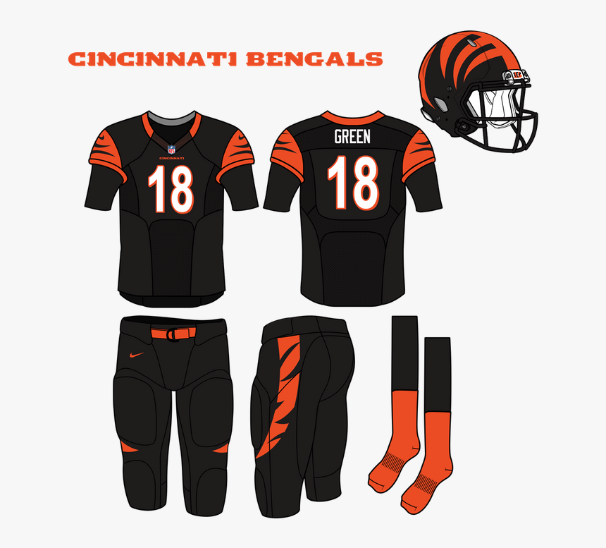 Bengals Zpsfb06ee25 - High School Football Uniform Design, HD Png Download, Free Download