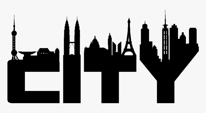 London Skyline Silhouette Png, Transparent Png, Free Download