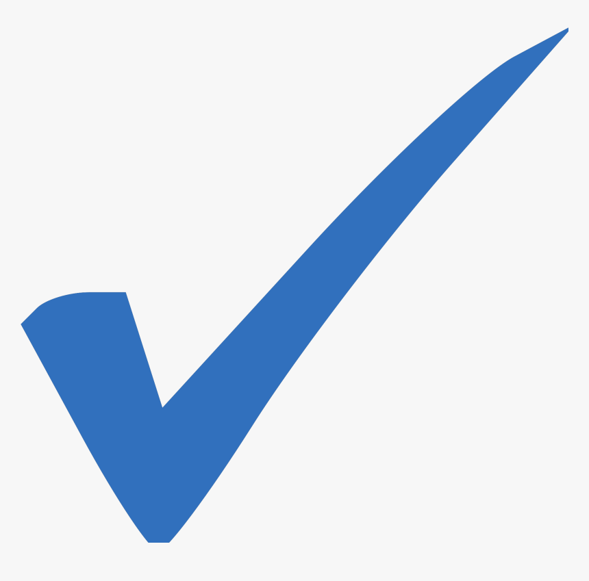 Check Mark Symbol Blue, HD Png Download, Free Download