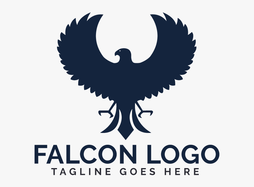 Falcon Logo Design - Vector Logo Design, HD Png Download - k