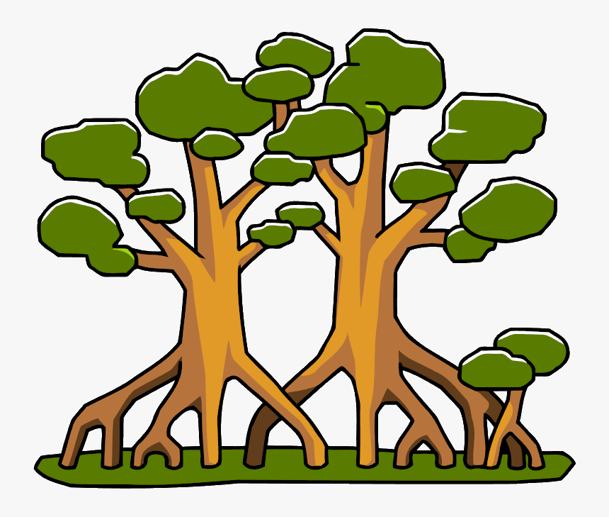 Mangrove Tree Clipart Banner Download 28 Collection - Transparent Mangrove Tree Clipart, HD Png Download, Free Download
