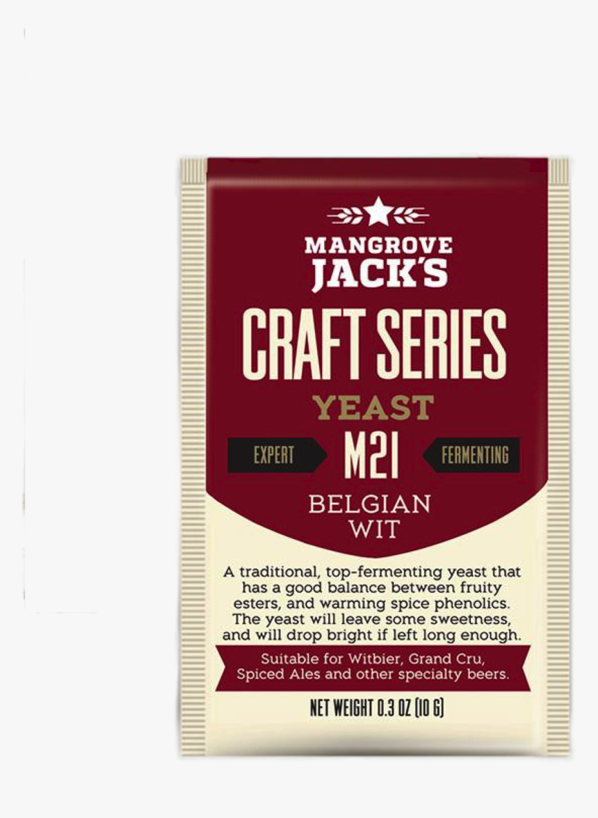 M21 Belgian Wit Yeast 10g - Mangrove Jack's California Lager Dried Yeast M54, HD Png Download, Free Download