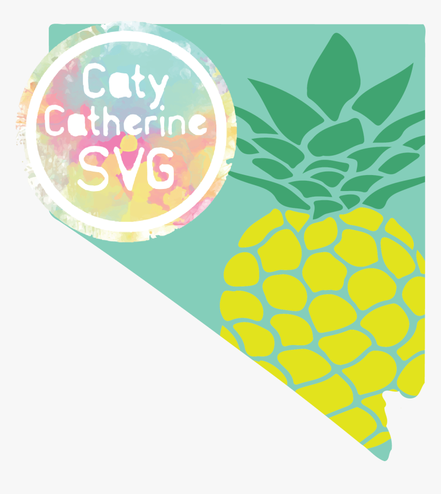 Nevada Us State Pineapple Summer Svg Cut File - Alabama State With Baseball Stitches, HD Png Download, Free Download