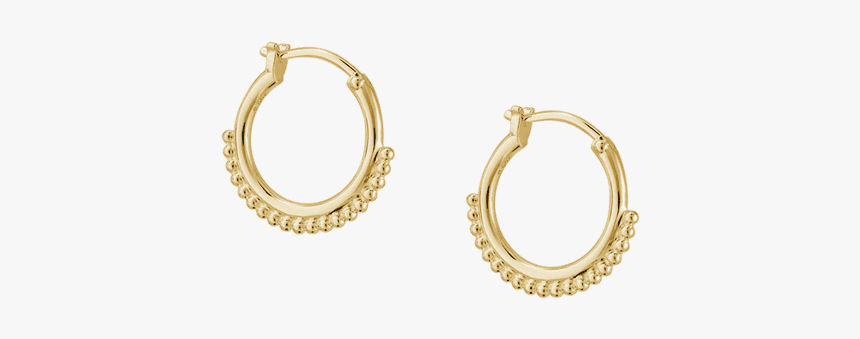 Kirstin Ash Detailed Hoop Earrings - Earrings, HD Png Download, Free Download