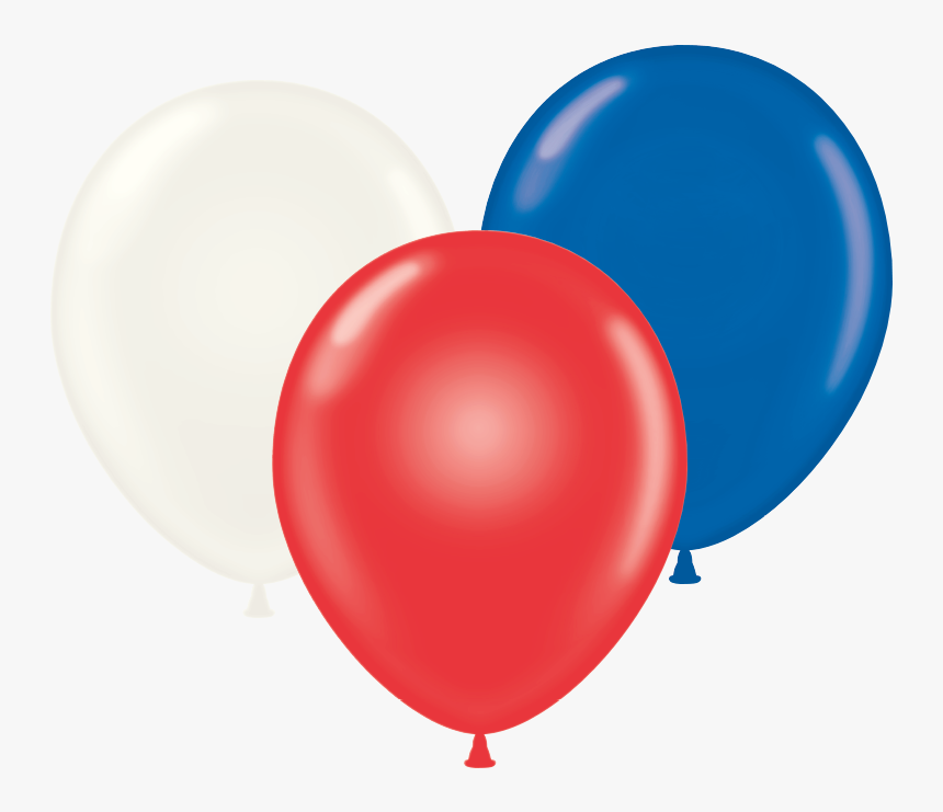 Patriotic Assortment - Blue And Red Balloon, HD Png Download, Free Download