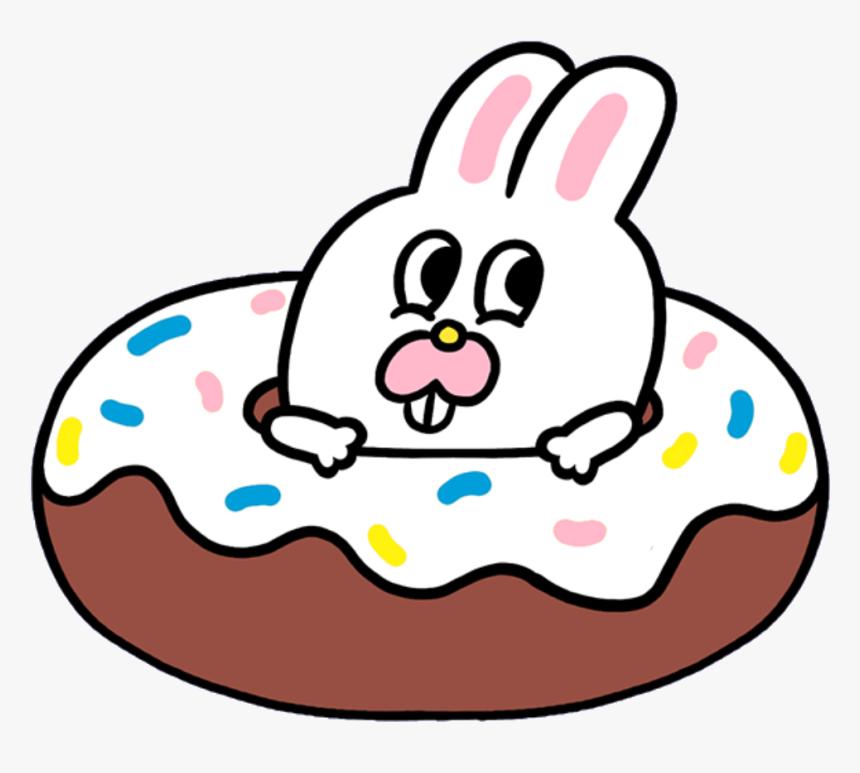 #donut #bunny #mochi #kawaii #cute #softbot #png - アベンヌ ウォーター, Transparent Png, Free Download