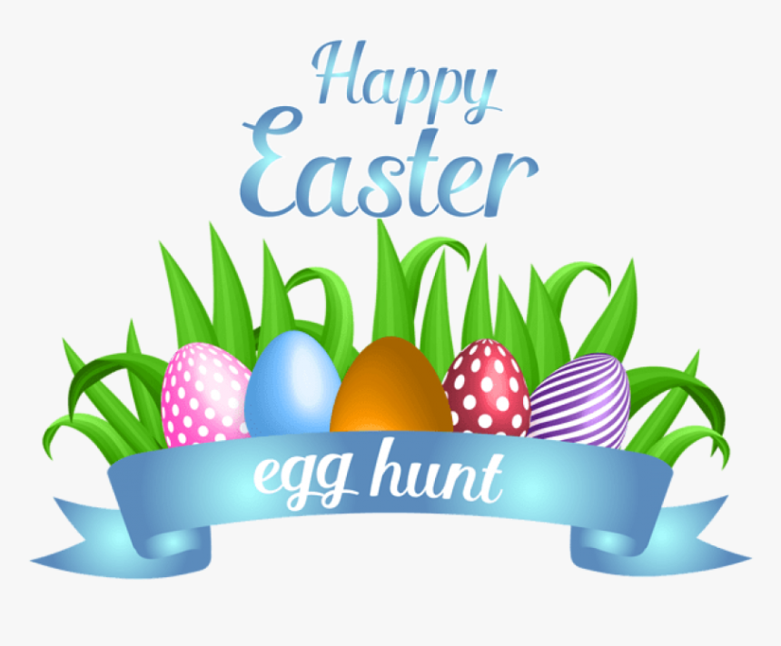 Easter Free Clipart - Transparent Transparent Background Happy Easter Eggs, HD Png Download, Free Download