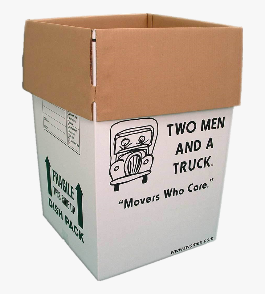 Dish Barrel Box - Two Men And A Truck, HD Png Download, Free Download