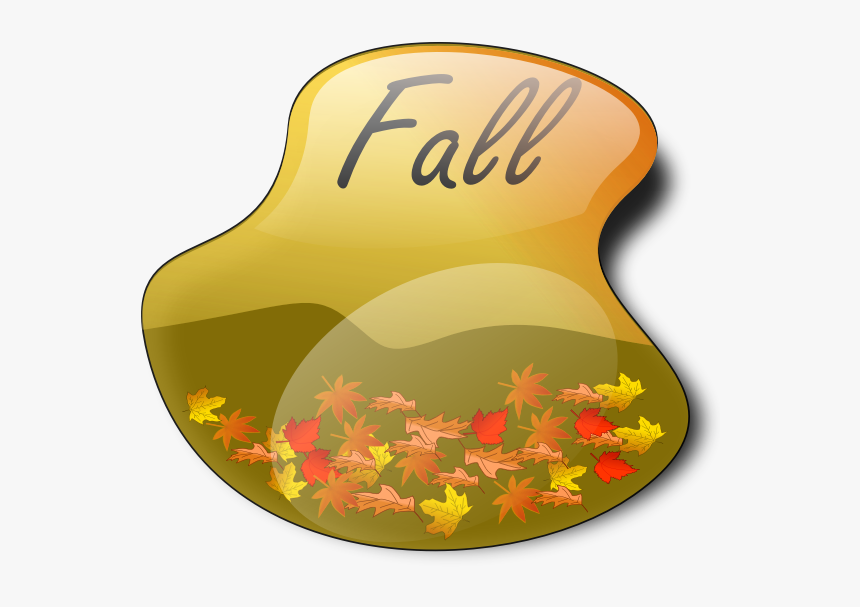 Fall Landscape In Liquid Frame Vector Image - Fall Clip Art, HD Png Download, Free Download