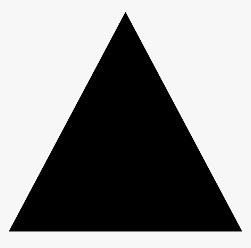 Triangle Png - Triangulo Preto, Transparent Png, Free Download