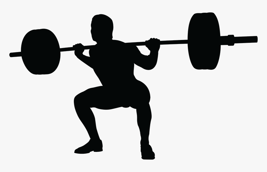 Squat Vector Power Lifter - Squat Clip Art, HD Png Download, Free Download