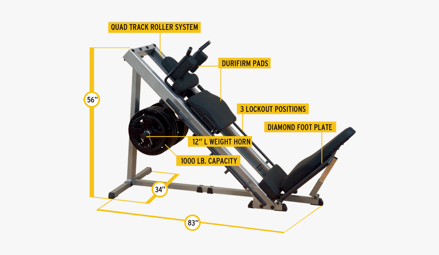 Hack Squat Machine, HD Png Download, Free Download