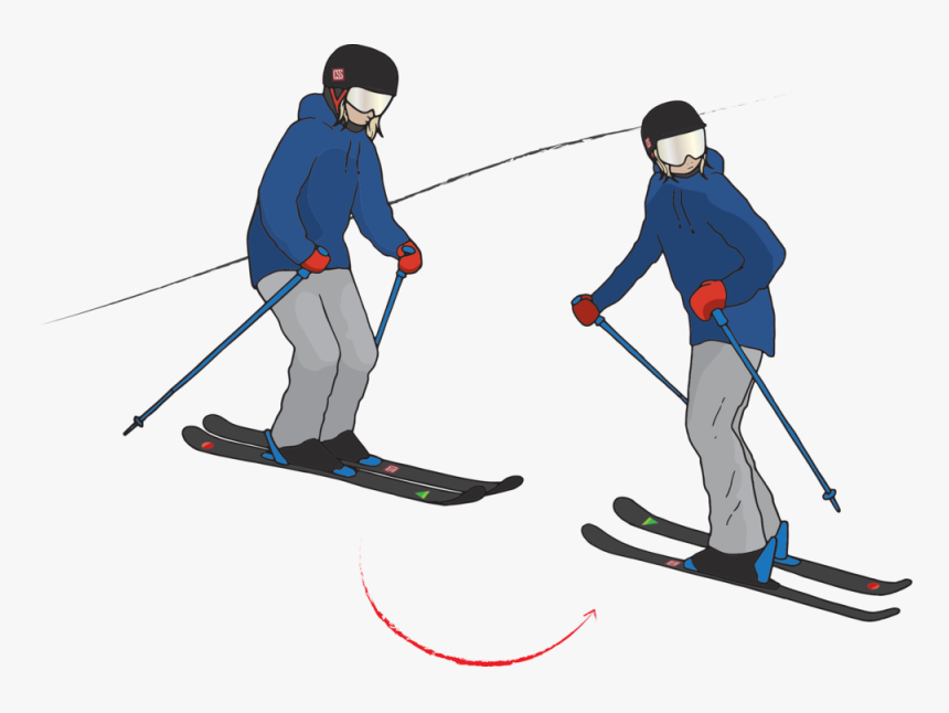 Onsnow8 - Skier Turns, HD Png Download, Free Download