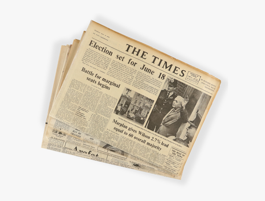 Newspaper 1975, HD Png Download, Free Download