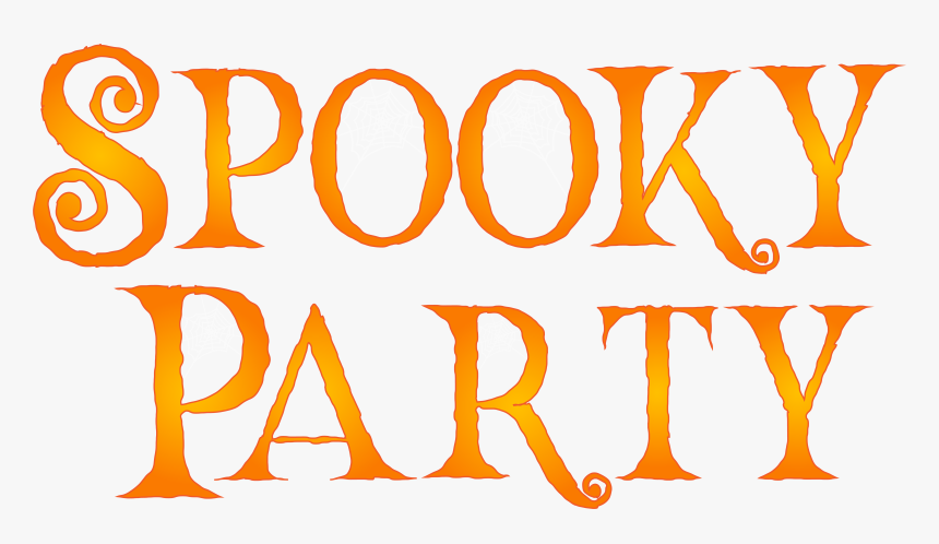 Halloween Birthday Party Clipart Graphic Stock Spooky - Spooky Party, HD Png Download, Free Download