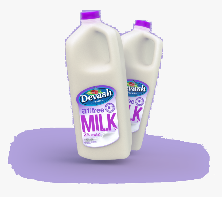 Two Milk Bottles - Plastic Bottle, HD Png Download, Free Download