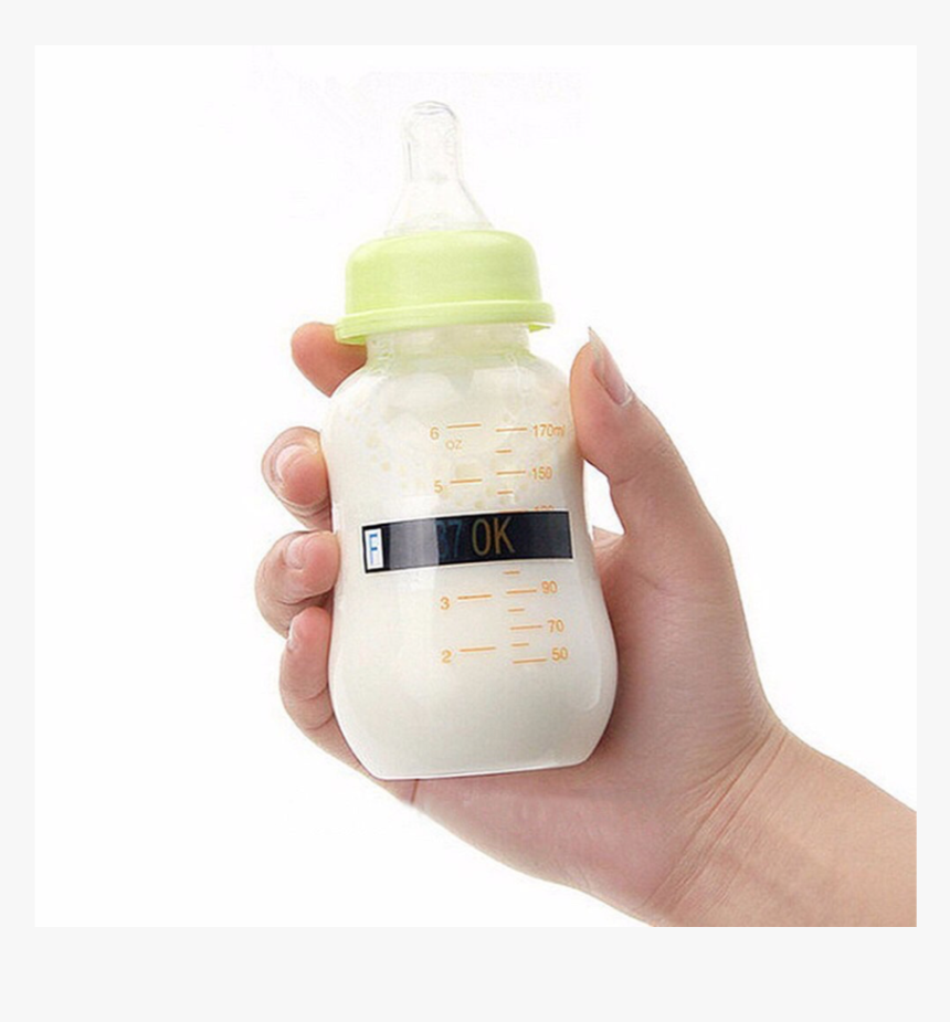 Baby Milk Bottle Reusable Digital Strip Test Temperature - Baby Bottle Temperature Sticker, HD Png Download, Free Download