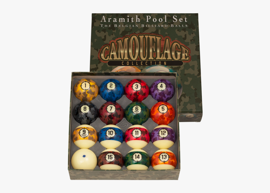 Aramith Camouflage Pool Balls, HD Png Download, Free Download