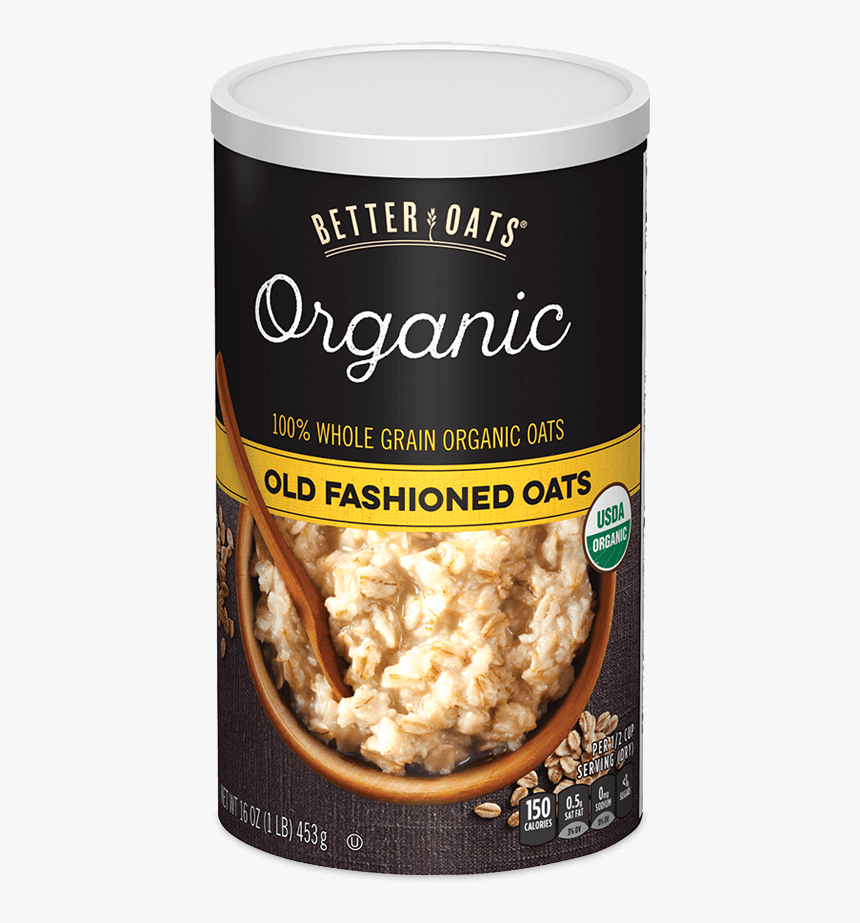 Better Oats Organic Old Fashioned Oats Instant Oatmeal - Kroger Organic Oats, HD Png Download, Free Download