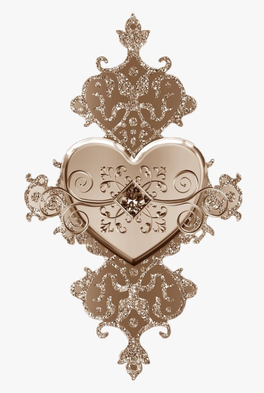 #heart #scrollwork #embellishment #valentinesday #wedding - Illustration, HD Png Download, Free Download