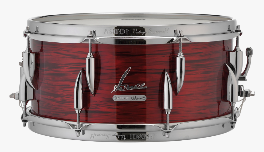 Base Price £642 - Sonor Snare Vintage Red Oyster, HD Png Download, Free Download