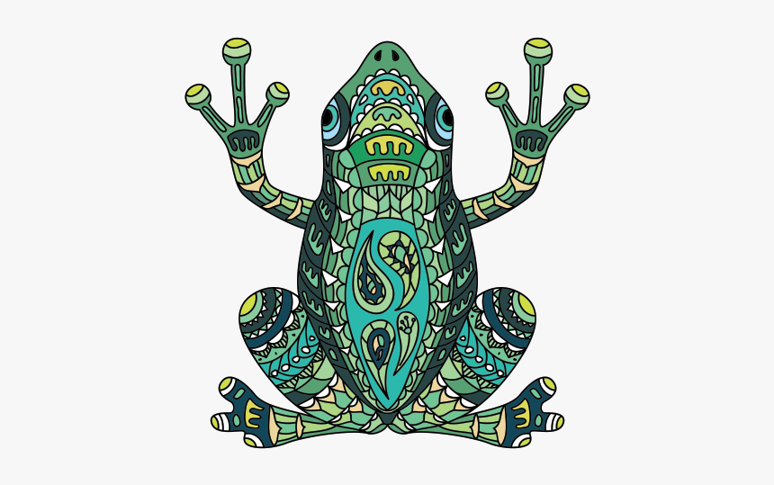 Australian Green Tree Frog Tattoo Blue Poison Dart - Frog Tattoo, HD Png Download, Free Download