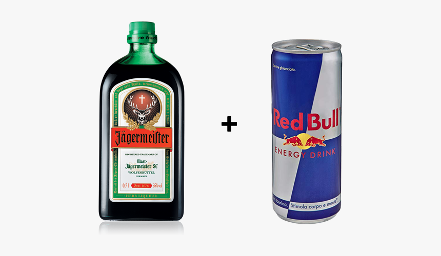 Jagermeister 1 Can Red Bull - Alcohol That Taste Like Medicine, HD Png Download, Free Download