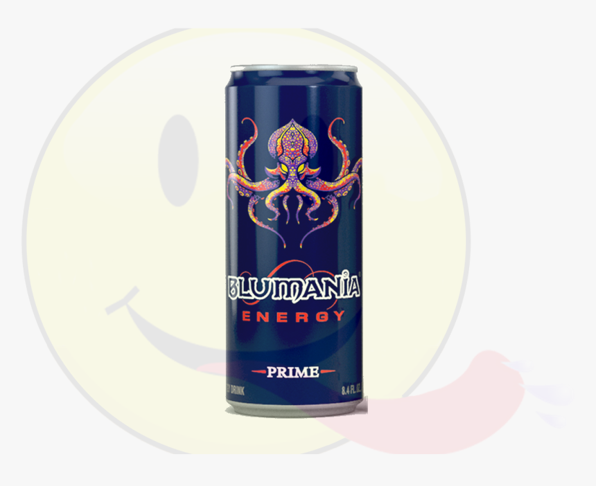 Blumania Energy Prime Regular - Blue Energy Drink Octopus, HD Png Download, Free Download