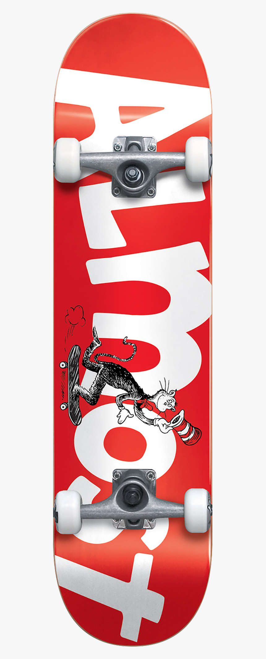 Suess Cat Push Complete Youth Skateboard - Skateboard, HD Png Download, Free Download