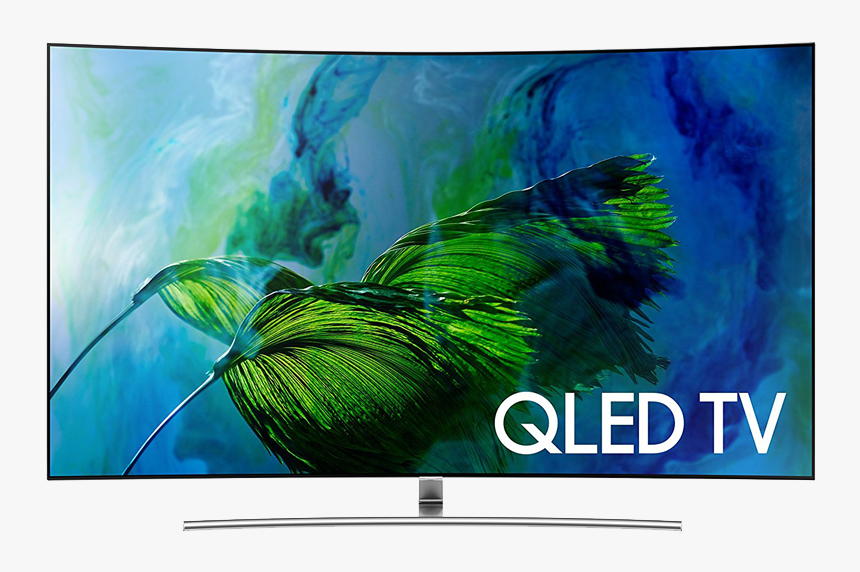 Samsung Qled 55 Inch Curved Tv, HD Png Download, Free Download