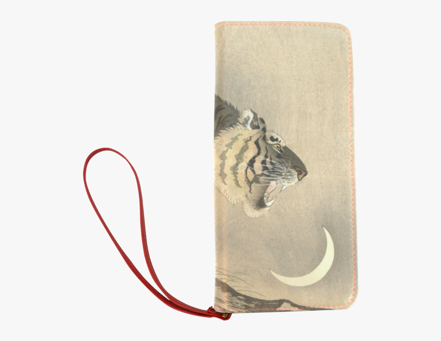 Roaring Tiger, Japanese Woodcut By Ohara Koson Women"s - Wallet, HD Png Download, Free Download