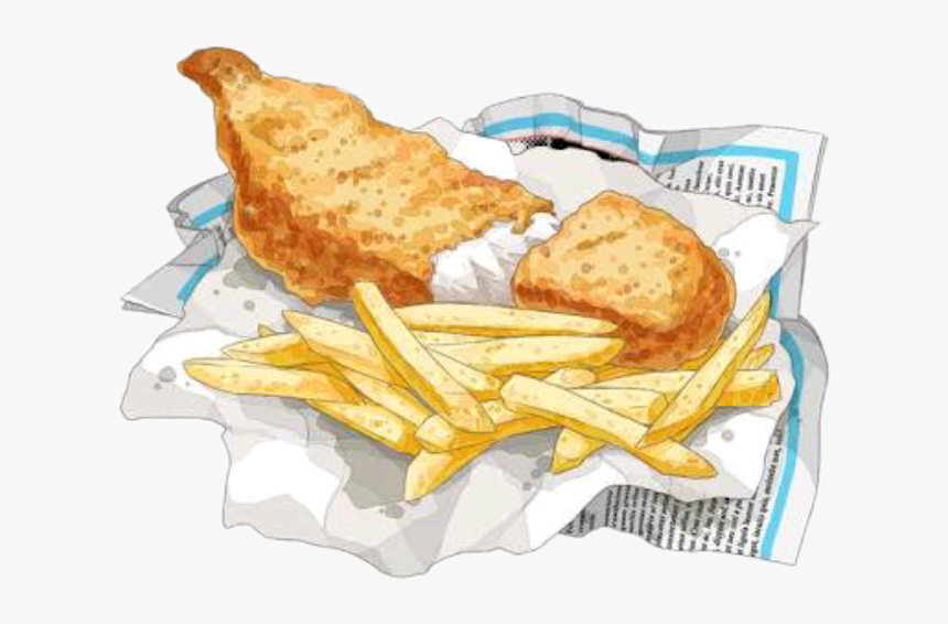 Fish And Chips Sticker, HD Png Download, Free Download