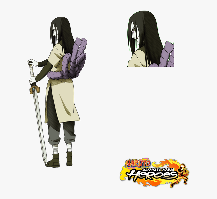 Orochimaru Render/cutin [ultimate Ninja Heroes] By - Naruto Ultimate Ninja Orochimaru, HD Png Download, Free Download