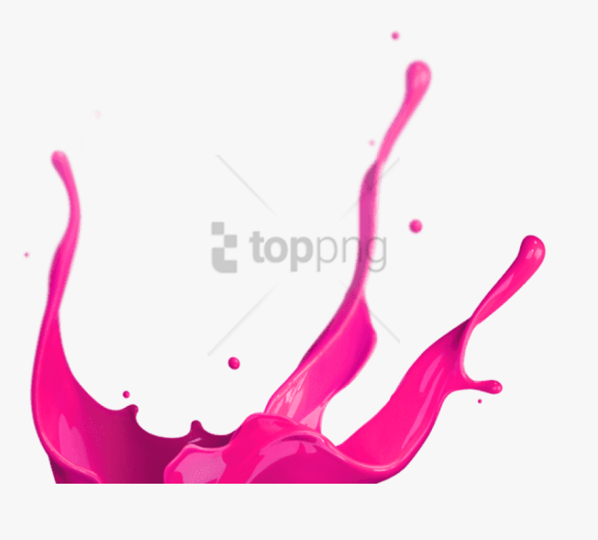 Free Png Purple Footer Paint Splatter Png Image With - Paint Splash Png Pink, Transparent Png, Free Download