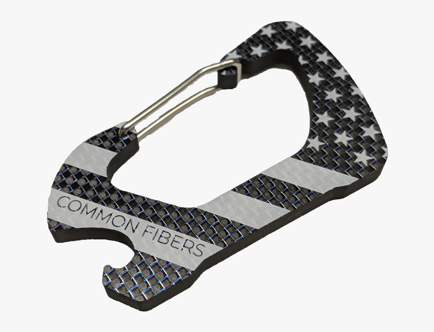 Carbon Fiber Usa Carabiner Bottle Opener"
 Class= - Carbon Fiber Carabiner, HD Png Download, Free Download