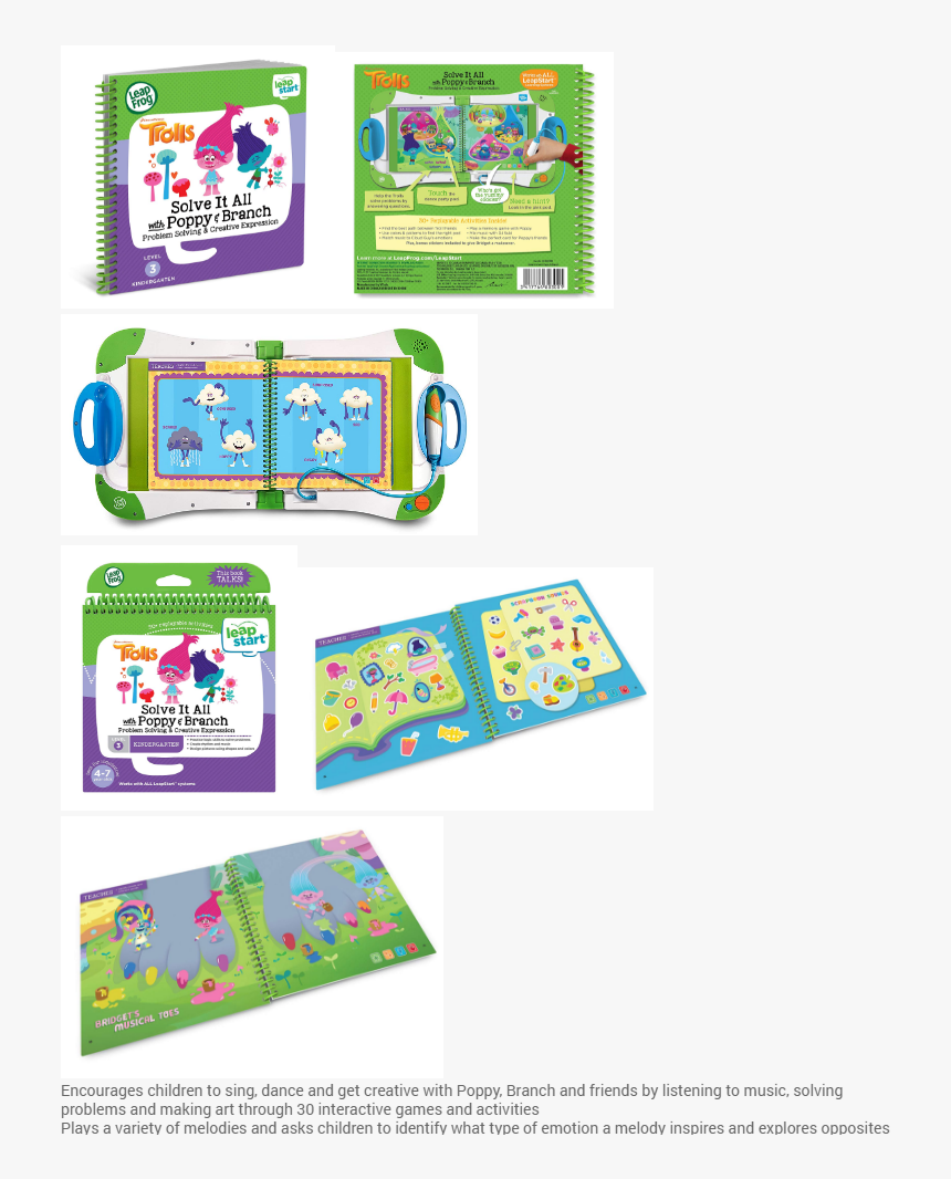 Leap Frog Leapstart Problem Solving With Trolls , Png - Games, Transparent Png, Free Download