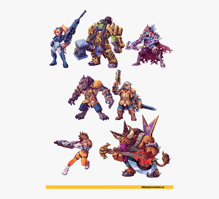 Heroes Of The Storm Pixelart, HD Png Download, Free Download