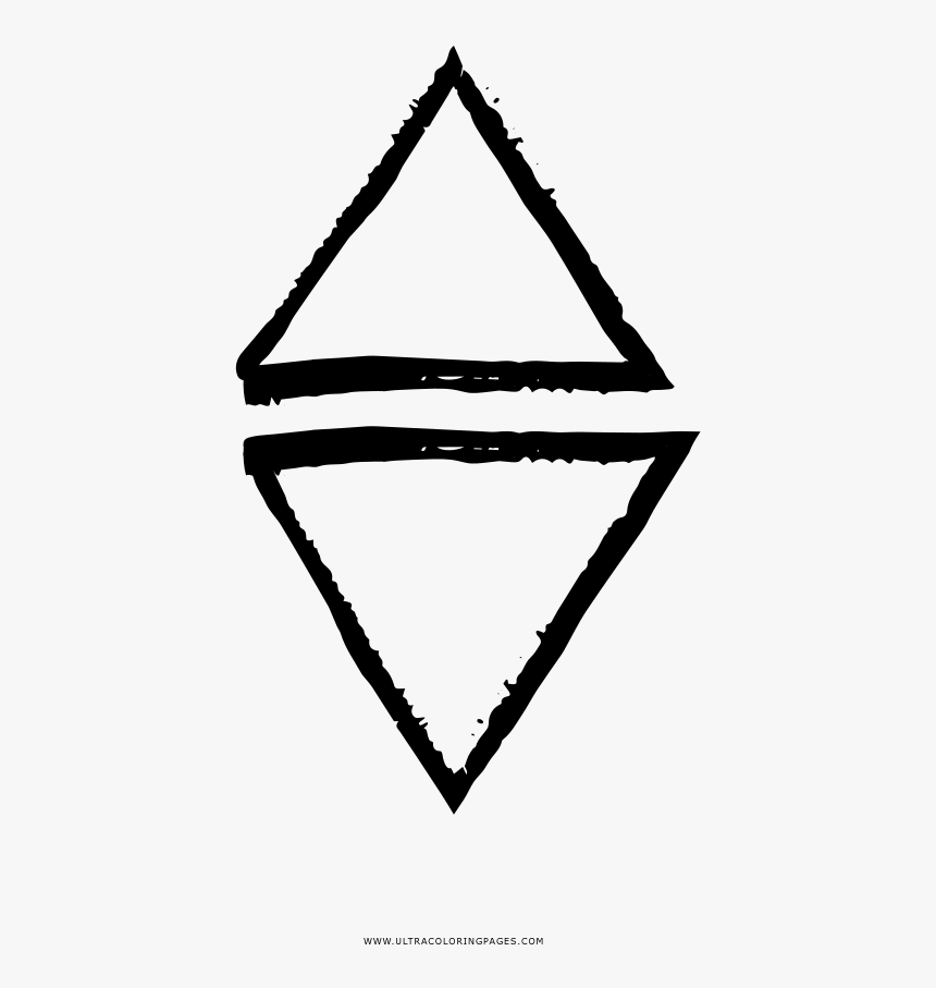 Up Down Arrows Coloring Page - Sketch, HD Png Download, Free Download