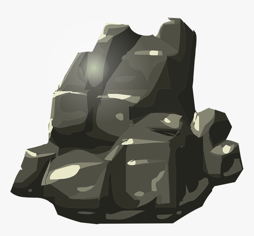 Black Stone Vector Png, Transparent Png, Free Download