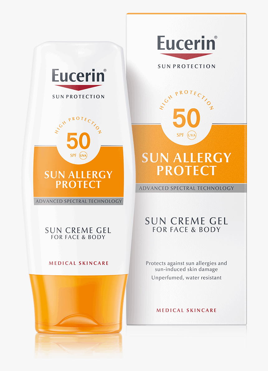 Eucerin Sunscreen For Sun Allergies - Allergy To Sun, HD Png Download, Free Download