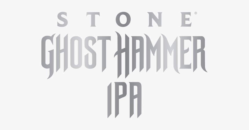 Stone Ghost Hammer Ipa - Black-and-white, HD Png Download, Free Download