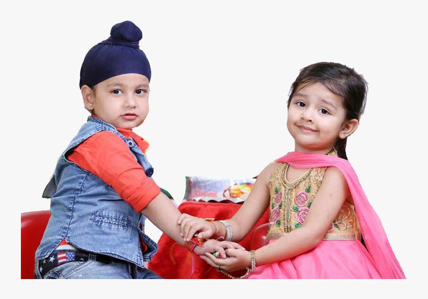 Bhai Dooj Png Hd Quality - Happy Raksha Bandhan Baby Girl, Transparent Png, Free Download